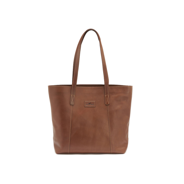 Leather Line Tote Bag