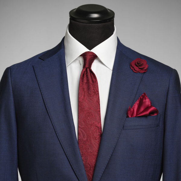 Giftbox Solid Paisley Tie