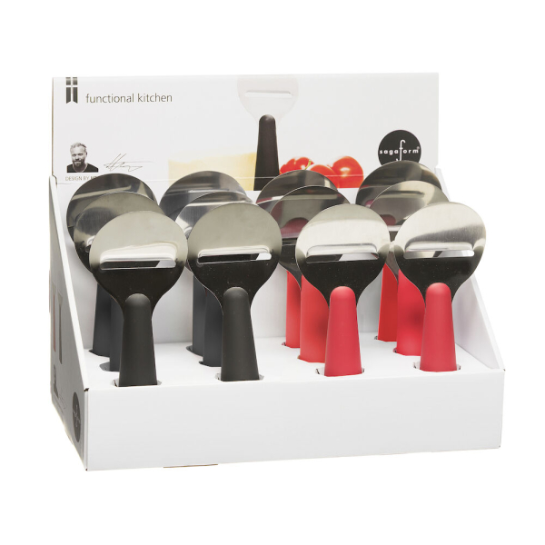 Stand juustohöylä display, 12 kpl