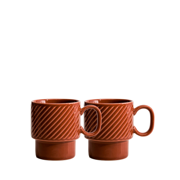 Coffee & More kahvimuki 2 kpl, terracotta